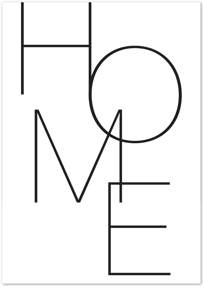 Posterux© | Home – Geometric Typography Poster
