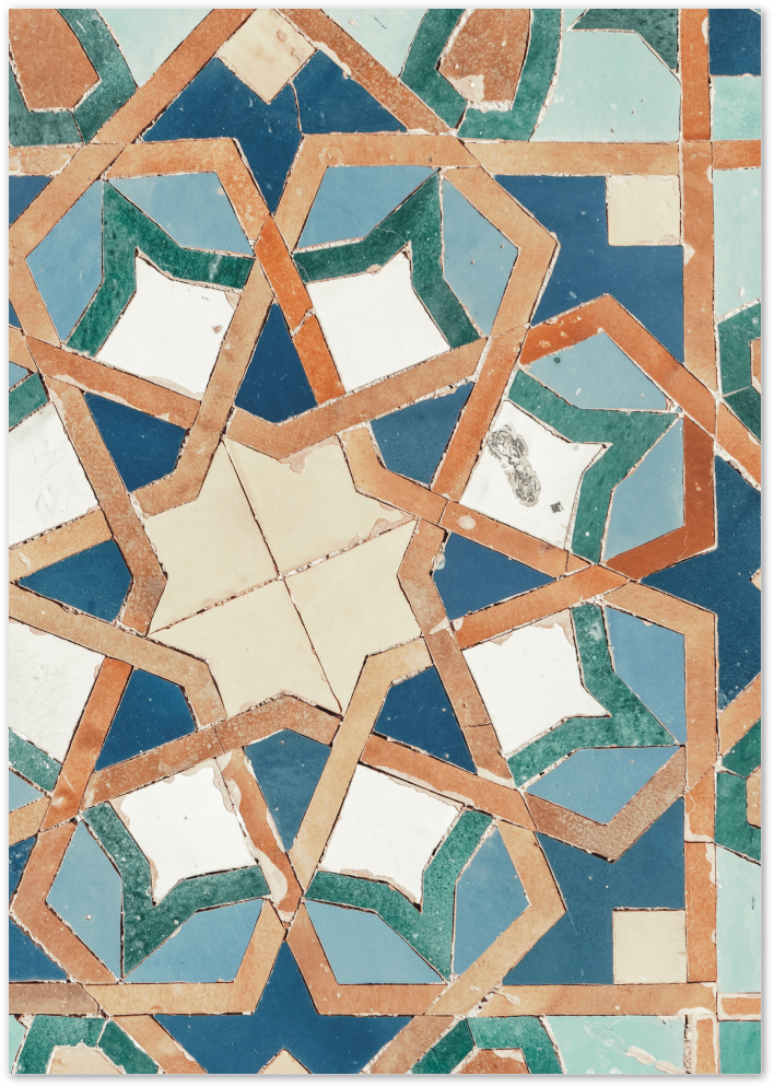 Posterux© | Mosaic Art – Timeless Geometric Design Poster