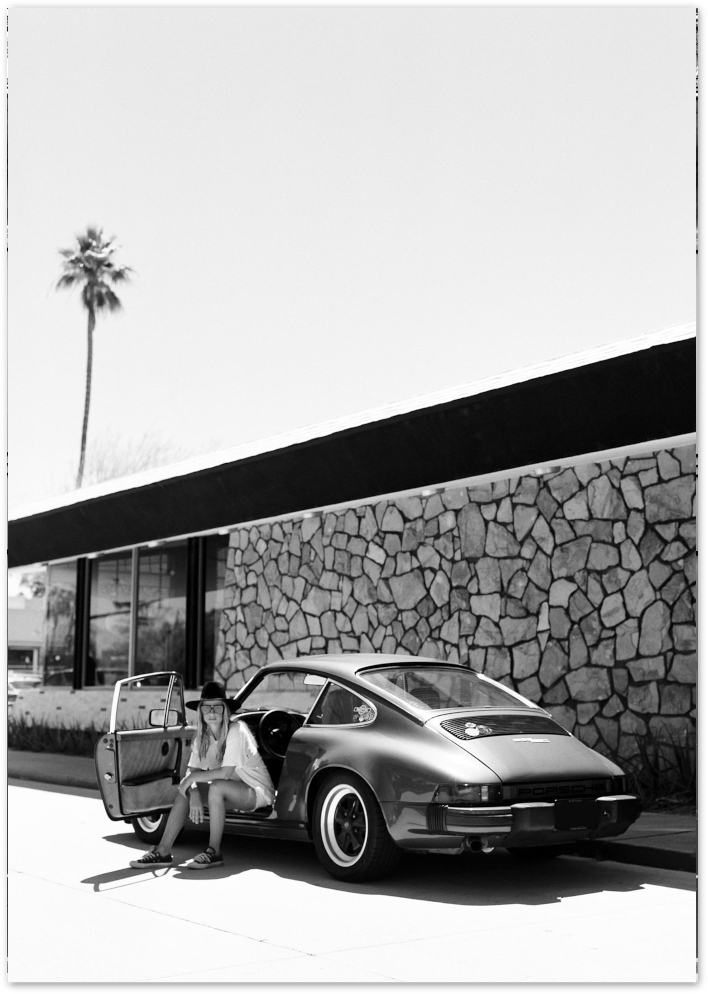 Posterux© | Vintage Road Trip – Black & White Photography Poster