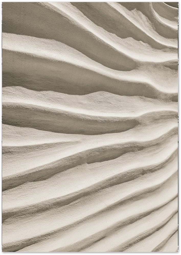 Posterux© | Textured Sand Waves – Neutral Abstract Photography Poster