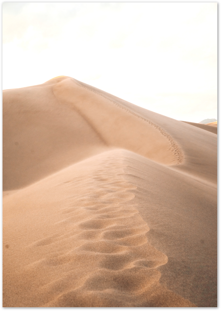 Posterux© | Sand Dunes 2 – Minimalist Nature Poster