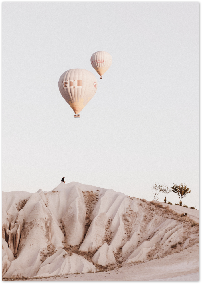 Posterux© | Cappadocia Balloons – Travel Photography Poster