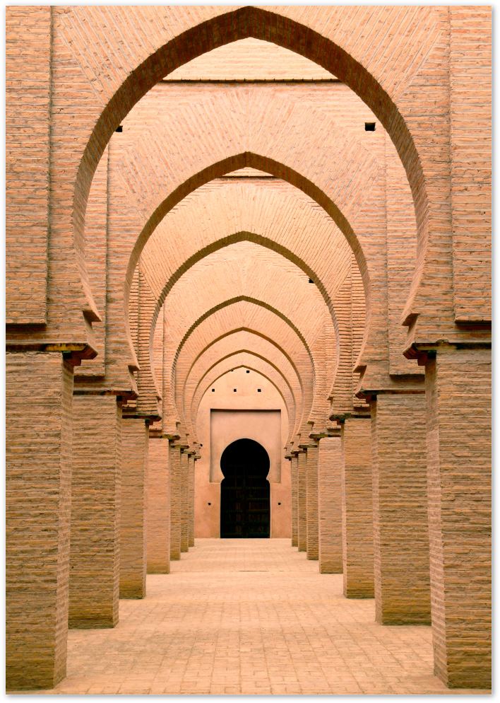Posterux© | Moroccan Arches – Elegant Architectural Wall Art