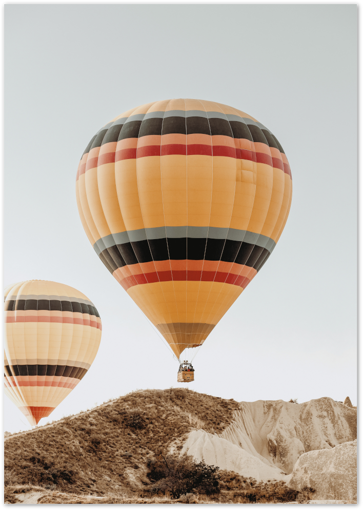 Posterux© | Hot Air Balloons – Dreamy Adventure Wall Art