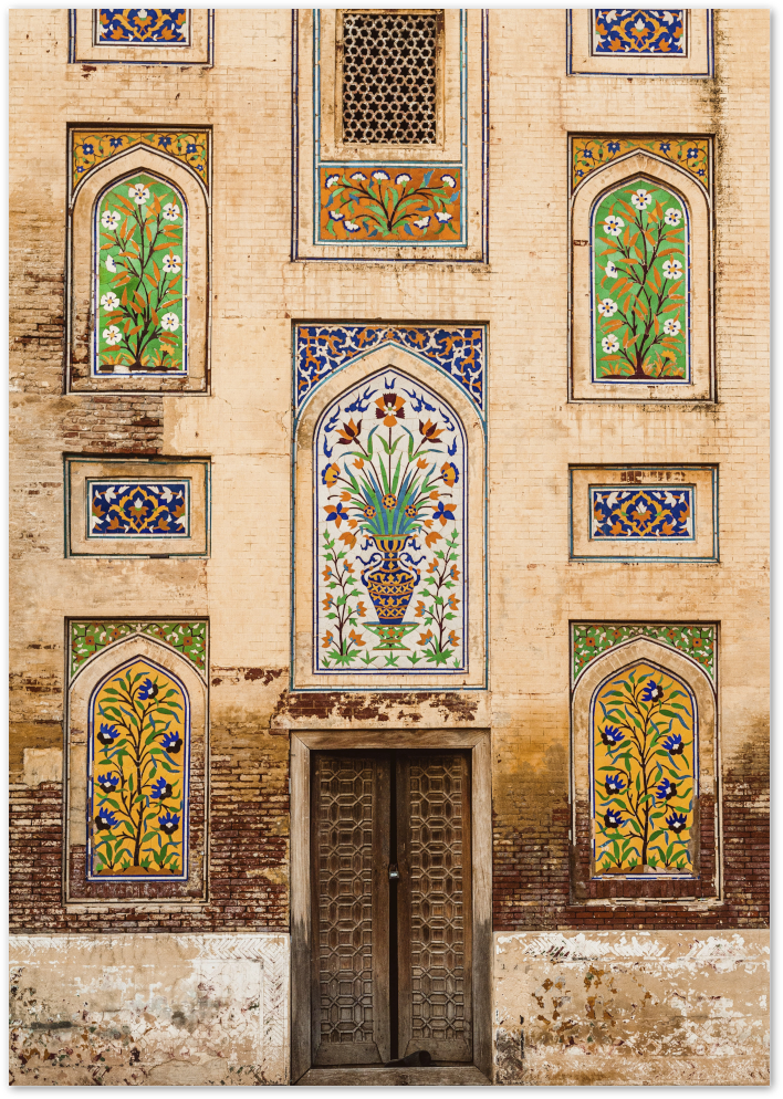 Posterux© | Islamic Mosaics – Intricate Geometric Pattern Print