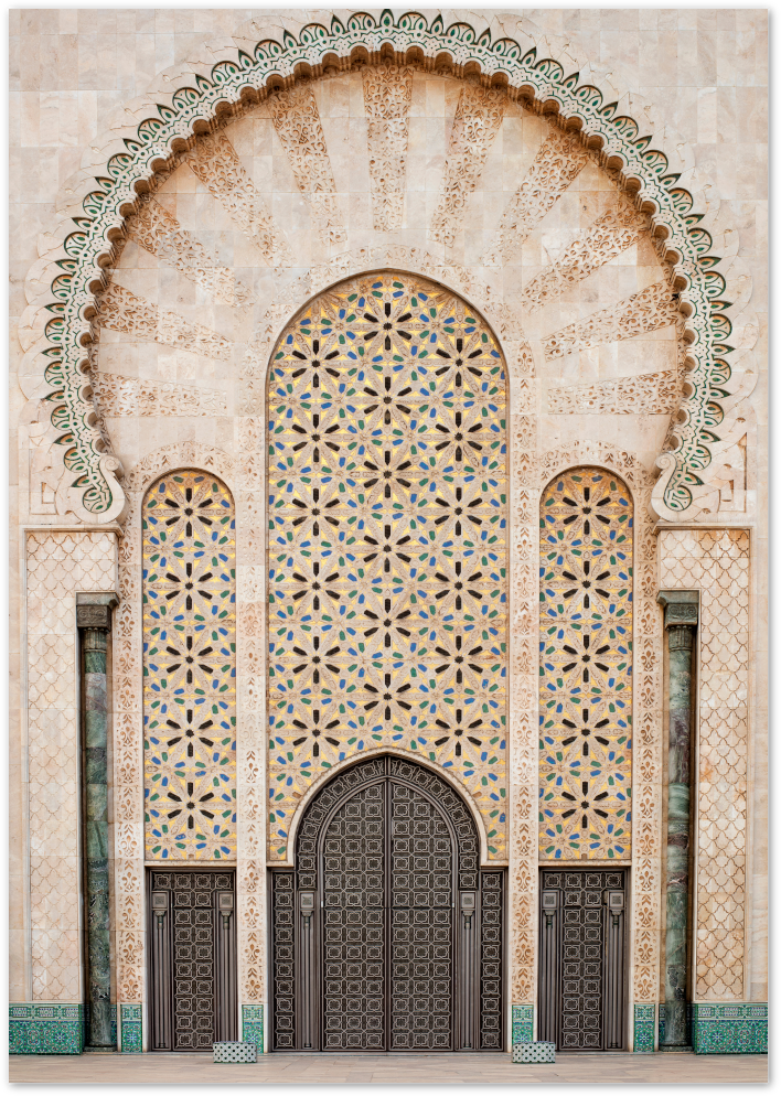 Posterux© | Moroccan Doors – Intricate Architecture Photography