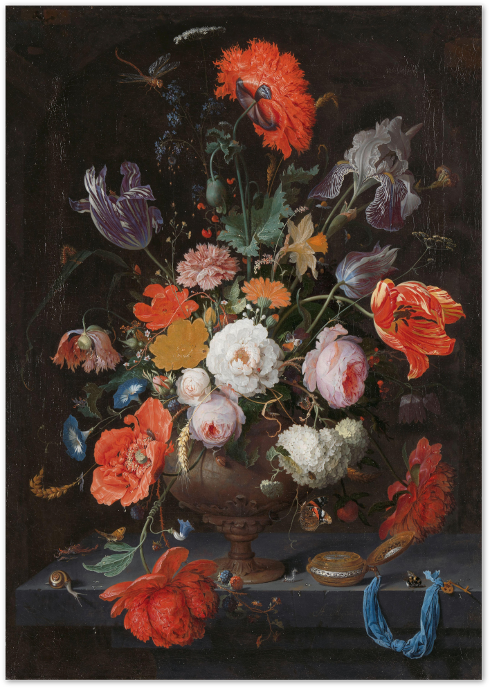 Posterux© | Dutch Master Floral Still Life Poster – Classic Vintage Art