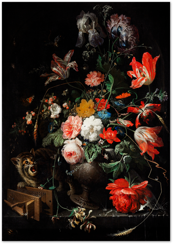 Posterux© | Vibrant Floral Still Life Poster – Classic Art Print