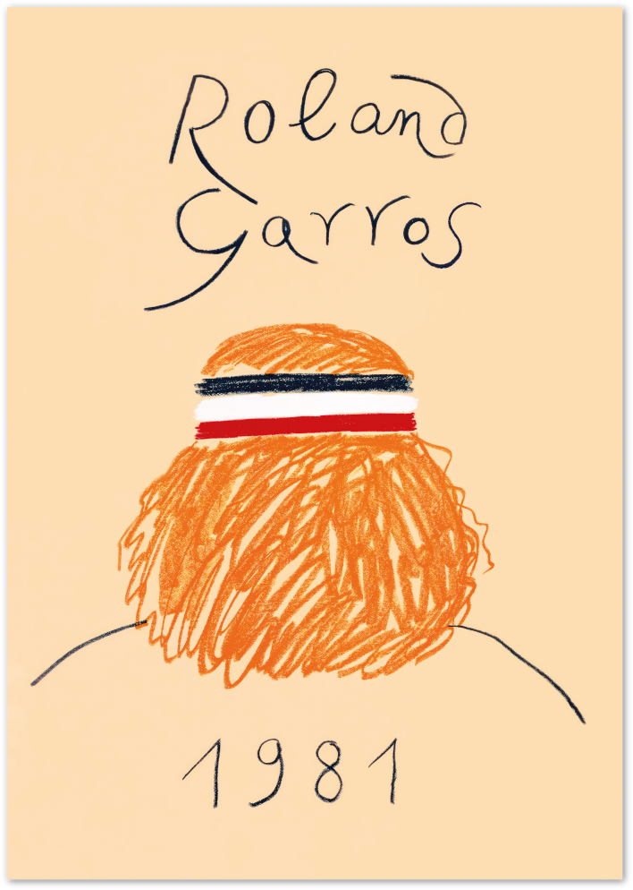 Posterux© | Roland Garros 1986 Poster – Vintage Tennis Art