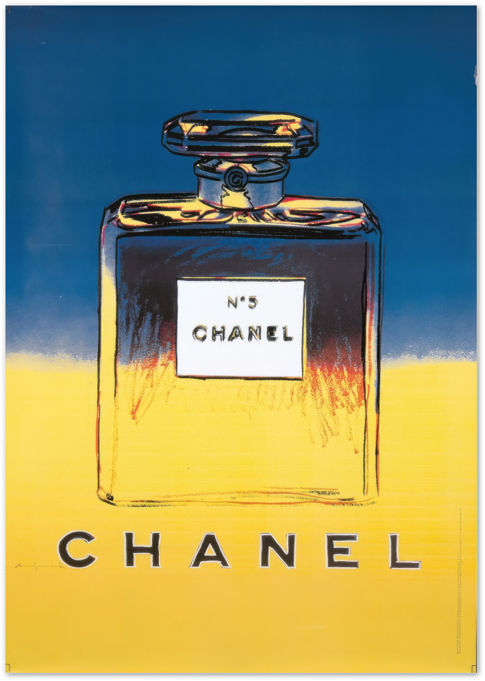 Posterux© | Chanel Nº5 Poster – Vintage Perfume Pop Art