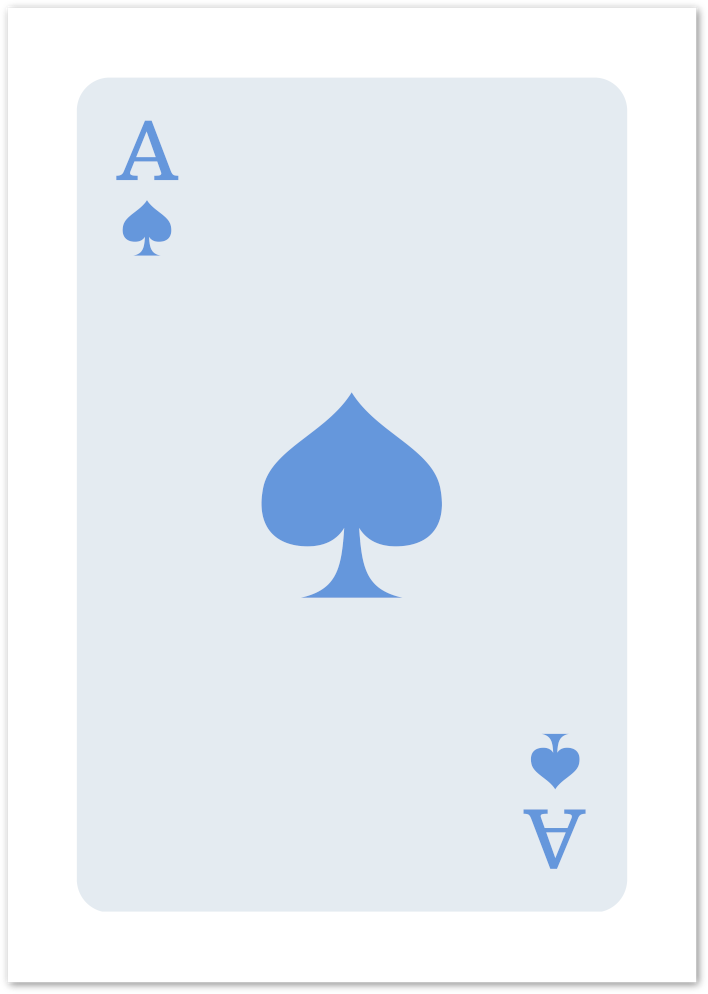 Posterux© | Ace of Spades Poster – Sleek Minimal Card Design