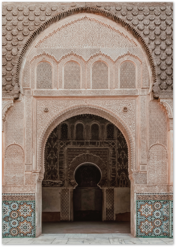 Posterux© | Moroccan Archway – Timeless Architecture Print