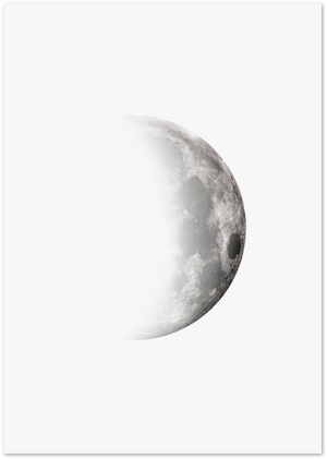 Posterux© | Moon Phases Gallery Wall – Set of 3 Posters