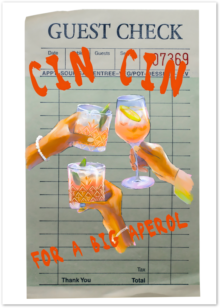 Posterux© | Cin Cin – Aperol Cheers Poster