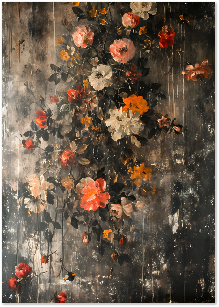 Posterux© | Classical Roses Poster – Dutch Golden Age Floral Art