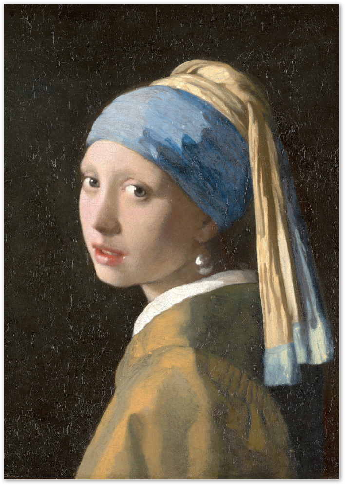 Posterux© | Girl with a Pearl Earring Poster – Classic Vermeer Art