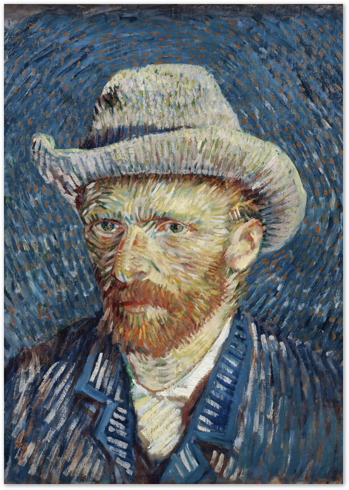 Posterux© | Van Gogh Self-Portrait Poster – Iconic Artist Reproduction