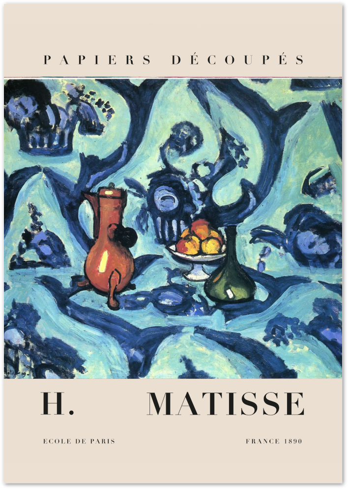 Posterux© | The Blue Room Poster – Matisse Interior Masterpiece