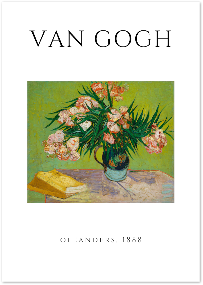 Posterux© | Oleanders Poster – Van Gogh Still Life Art Print