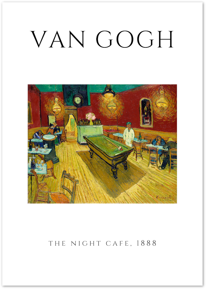 Posterux© | The Night Café Poster – Van Gogh Art Print