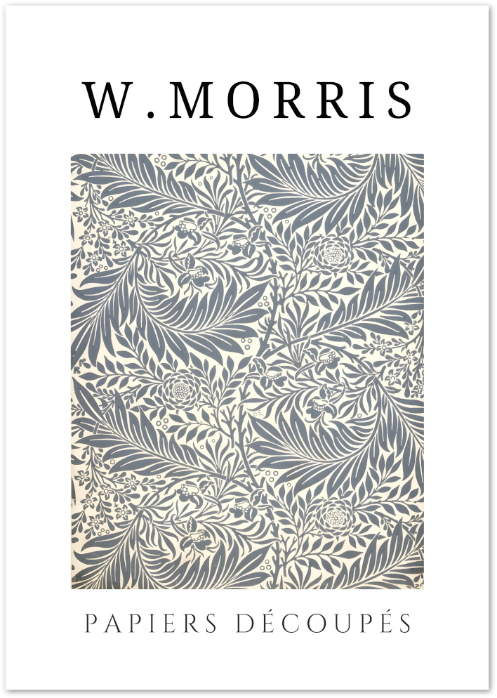 Posterux© | Whispering Leaves Poster – William Morris Style