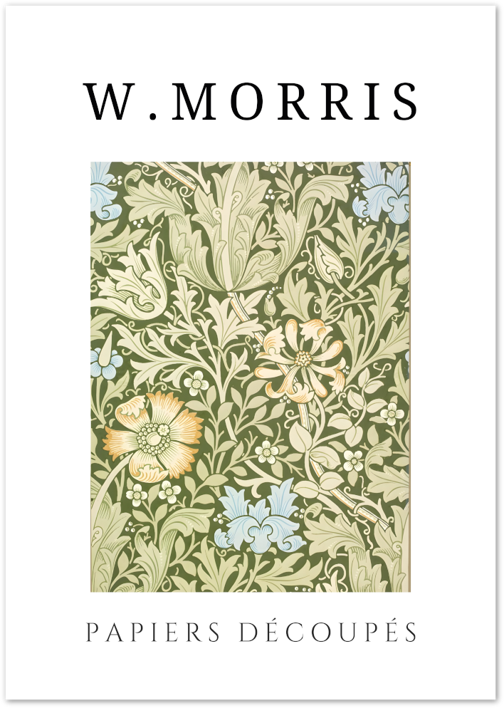 Posterux© | Olive Garden Symphony Poster – William Morris Style