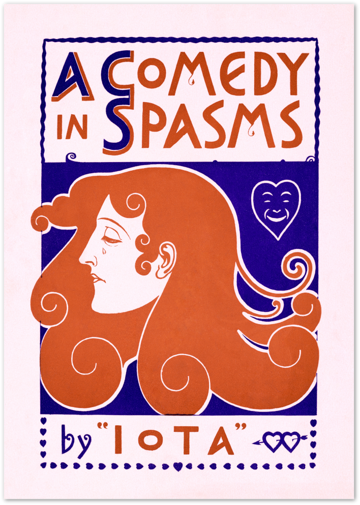 Posterux© | A Comedy in Spasms Poster – Vintage Book Art