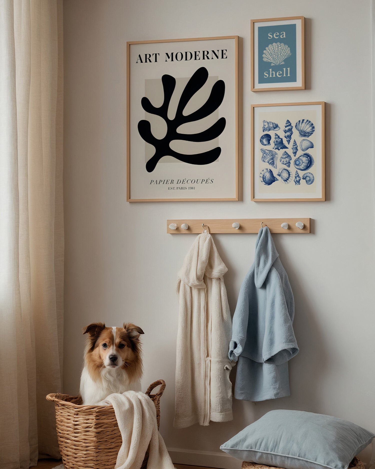 Posterux© | Coastal Harmony Gallery Wall – Set of 3 Posters